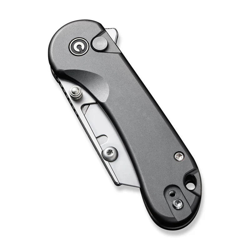 We Knife Co Ltd Elementum Utility 2.26" 6Cr13 Aluminum Gray C23039B-4