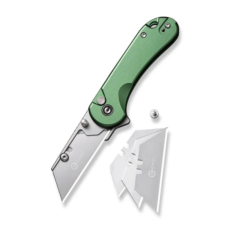 We Knife Co Ltd Elementum Utility 2.26" 6Cr13 Aluminum Green C23039B-3