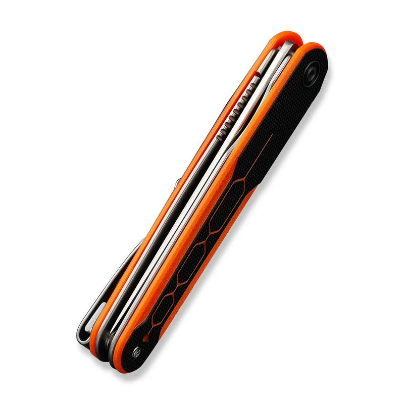 We Knife Co Ltd KwaiQ 2.97" Nitro-V Orange/Black G10 C23015-2