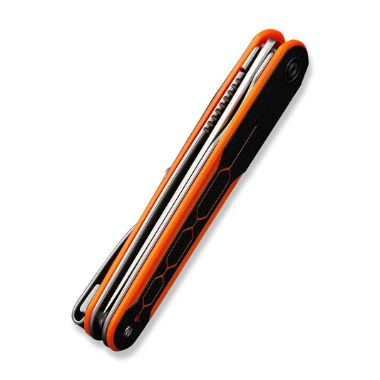 We Knife Co Ltd KwaiQ 2.97" Nitro-V Orange/Black G10 C23015-2