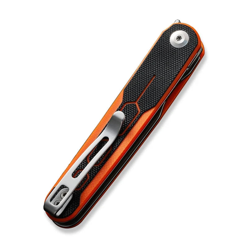 We Knife Co Ltd KwaiQ 2.97" Nitro-V Orange/Black G10 C23015-2