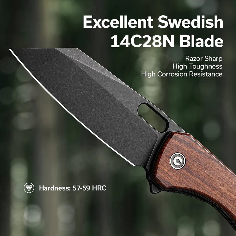 We Knife Co Ltd Nugz 3.17" 14C28N Stainless Steel Black C23060-3