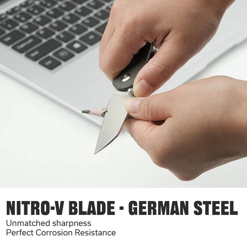 We Knife Co Ltd Pragma 2.2" Nitro-V Aluminum Gray C23062B-2