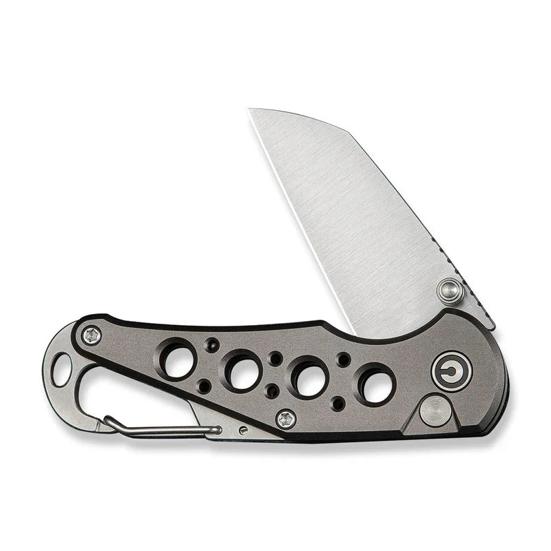 We Knife Co Ltd Pragma 2.2" Nitro-V Aluminum Gray C23062B-2