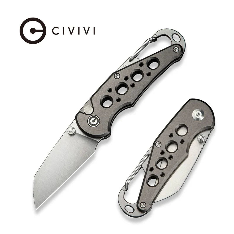 We Knife Co Ltd Pragma 2.2" Nitro-V Aluminum Gray C23062B-2