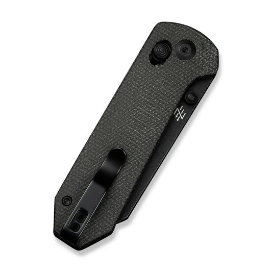 We Knife Co Ltd Yonder 2.88" 14C28N Dark Green Canvas Micarta C23073B-1