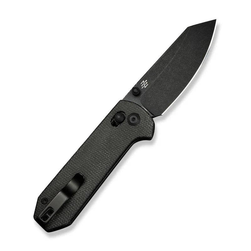 We Knife Co Ltd Yonder 2.88" 14C28N Dark Green Canvas Micarta C23073B-1