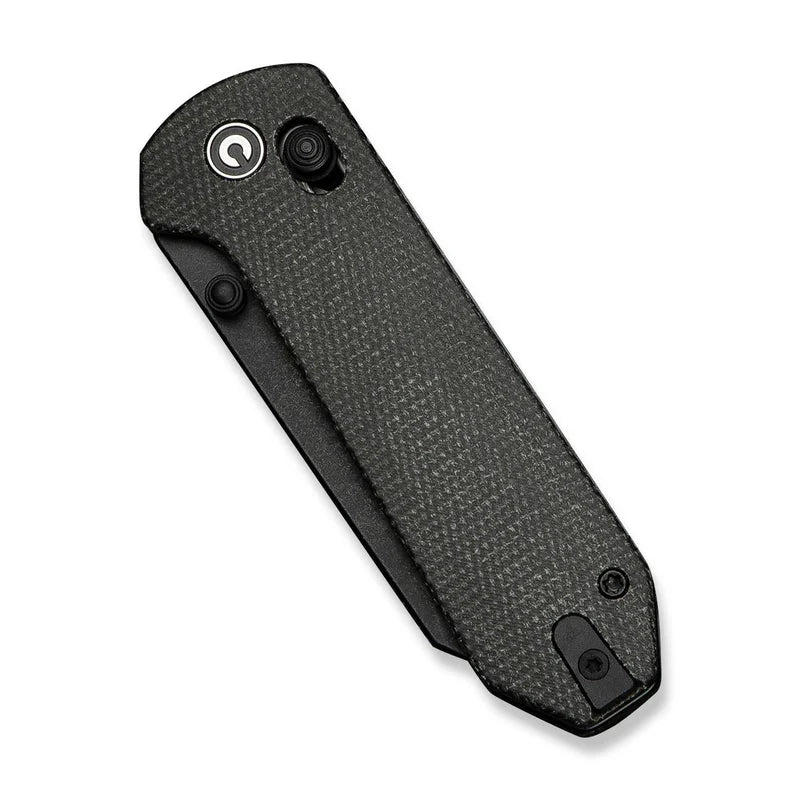 We Knife Co Ltd Yonder 2.88" 14C28N Dark Green Canvas Micarta C23073B-1