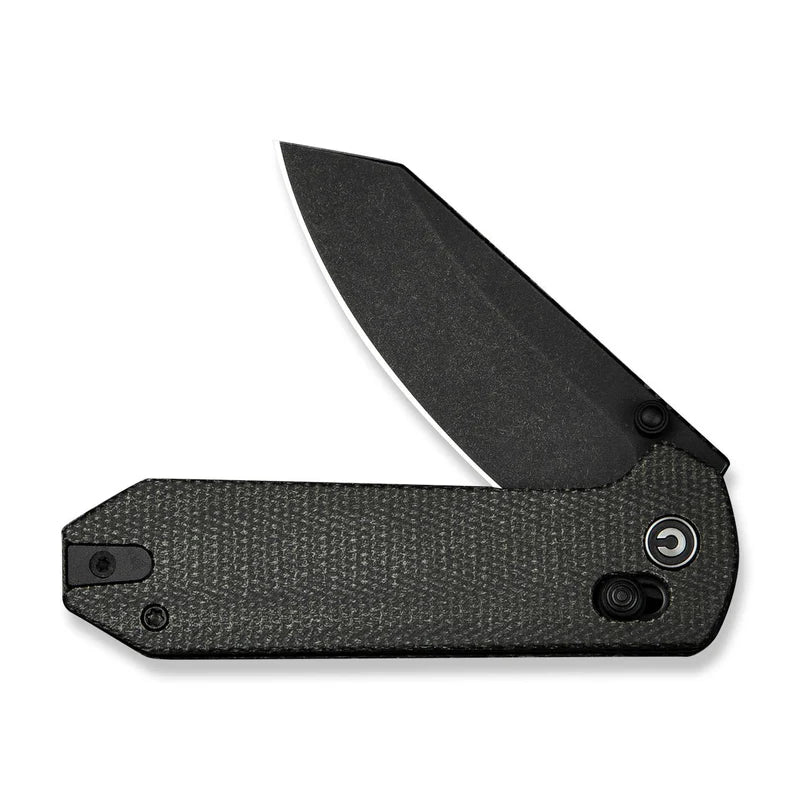 We Knife Co Ltd Yonder 2.88" 14C28N Dark Green Canvas Micarta C23073B-1