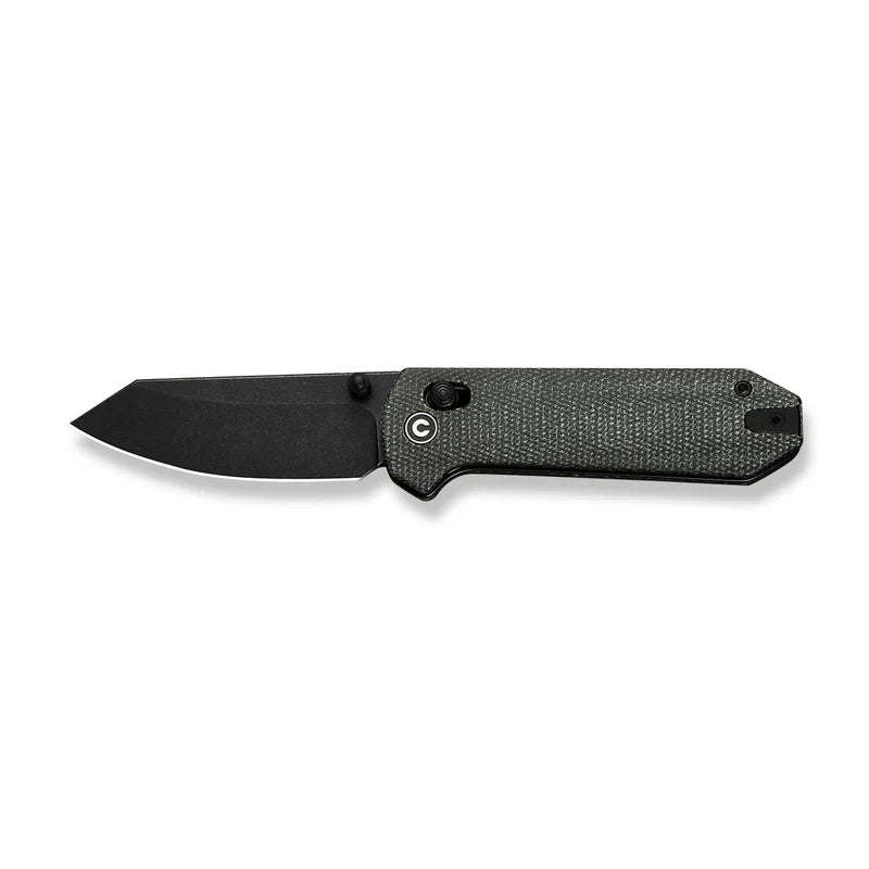 We Knife Co Ltd Yonder 2.88" 14C28N Dark Green Canvas Micarta C23073B-1