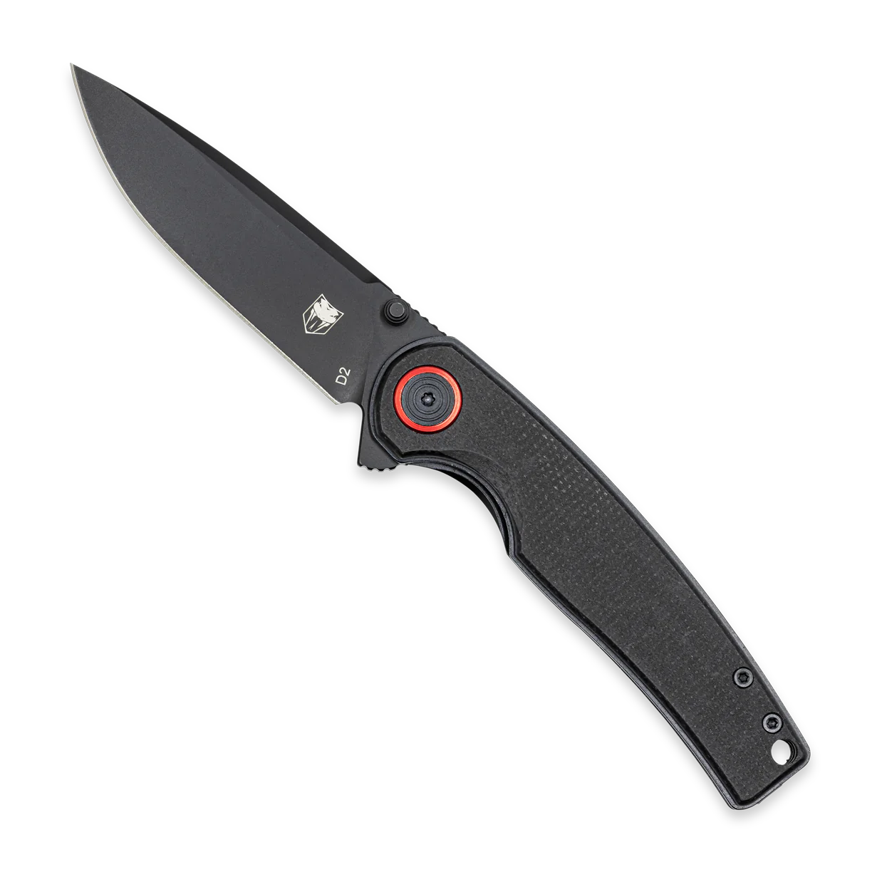 CobraTec Knives Samson 3.25" D2 Blade Black CTSAMSONBLK