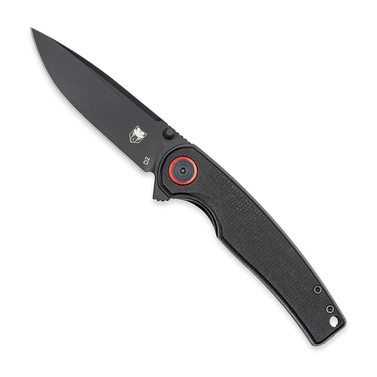 CobraTec Knives Samson 3.25" D2 Blade Black CTSAMSONBLK