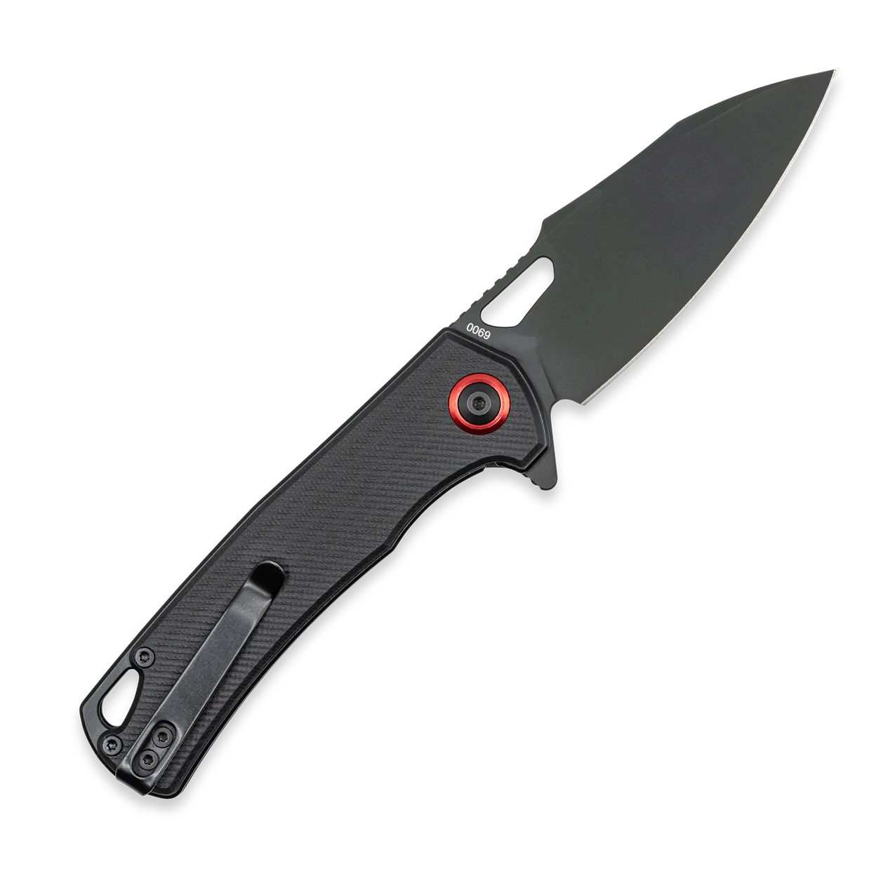 CobraTec Knives Wolverine 3.125" D2 Black Blade Black G-10 Handles CTWOLVERINEBLK