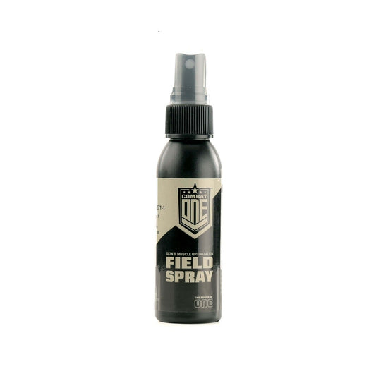 Combat One Field Spray COM-1.7oz front view – 1.7 oz no-rinse hygiene skin care spray bottle
