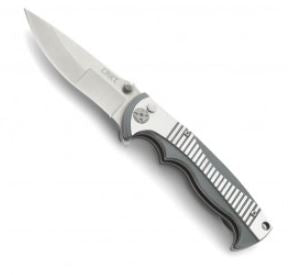 CRKT Tighe Rade CRK-5290 front view – 3.38" satin 8Cr13MoV drop point folding knife