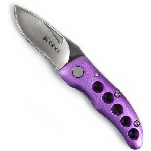 CRKT McGinnis Shrimp Folding Knife - Purple 1184