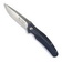CRKT K405BXP Ken Onion Ripple Plain Edge - Blue