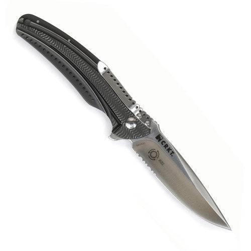 CRKT K405KXS Ken Onion Ripple Combo Edge - Charcoal