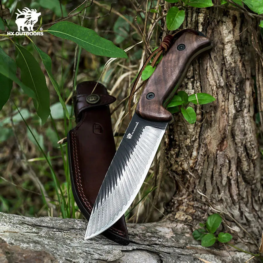 HX Outdoors Junglord D-340 with top-grain leather sheath