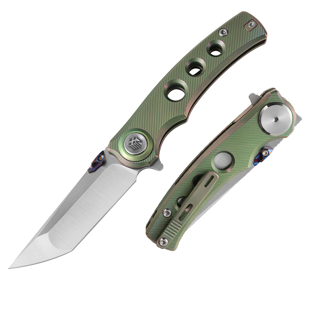 DreamTech D3915TG blade detail – satin M390 tanto