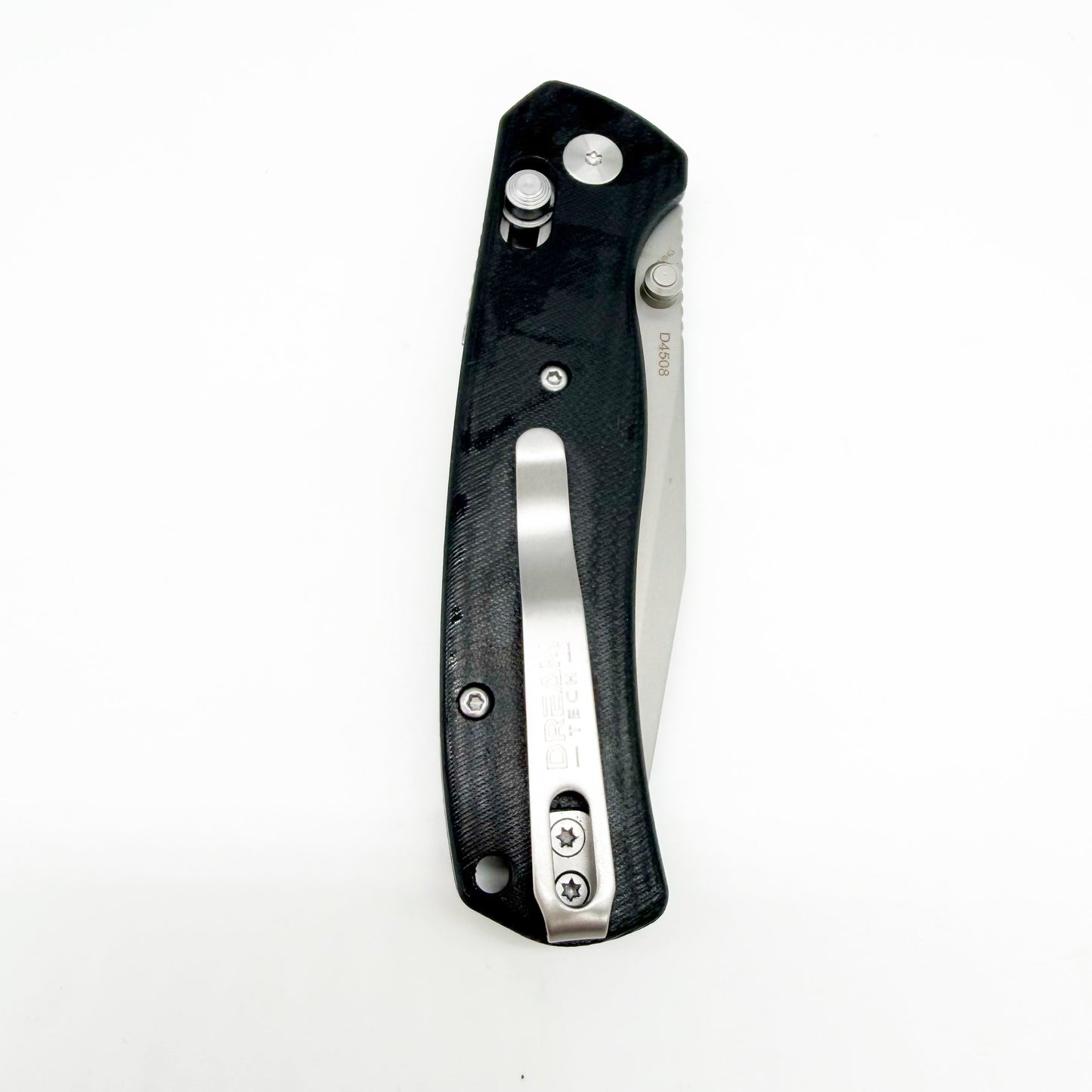 DreamTech D4508GB closed view, black G10 handle