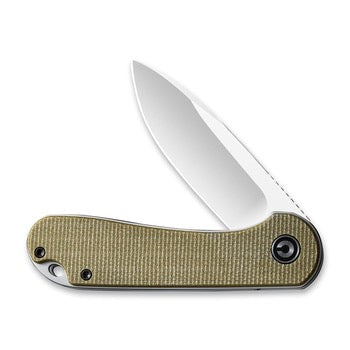 Civivi C907S Elementum Folding Knife Olive Micarta Handle 2.96in D2 Steel Blade