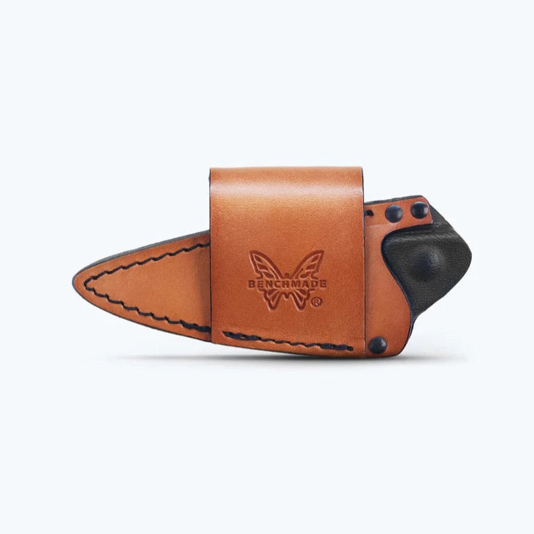 Benchmade 203 Dacian™Leather & Boltaron Sheath – Ambidextrous Scout Carry for Fixed Blade Knives