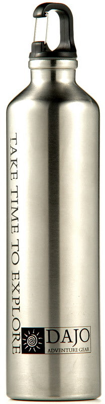 Dajo 1 L Stainless Steel Clip Bottle