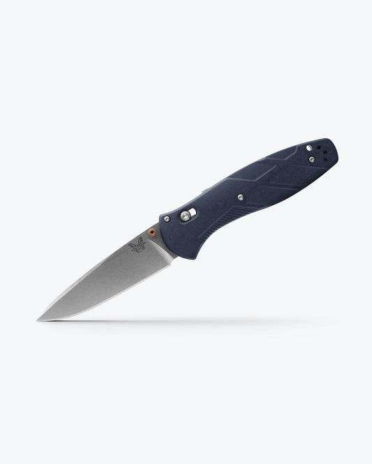 Benchmade Barrage 581-03 – 3.6″ CPM-S30V drop point AXIS-Assisted folding knife, Blue Canyon Richlite