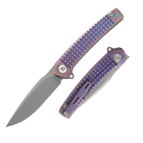Dreamtech D9613P M390 Titanium Liner Lock Pocket Knife