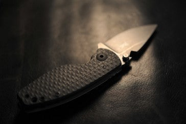 DPx HEAT/F Grey Elmax Plain Edge Folding Knife (2.26 Inch Blade)