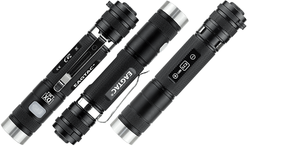 EagleTac DX30LC2 1x 18650 / 2x CR123A 1160 Lumens CREE XP-L HI V3 LED Flashlight