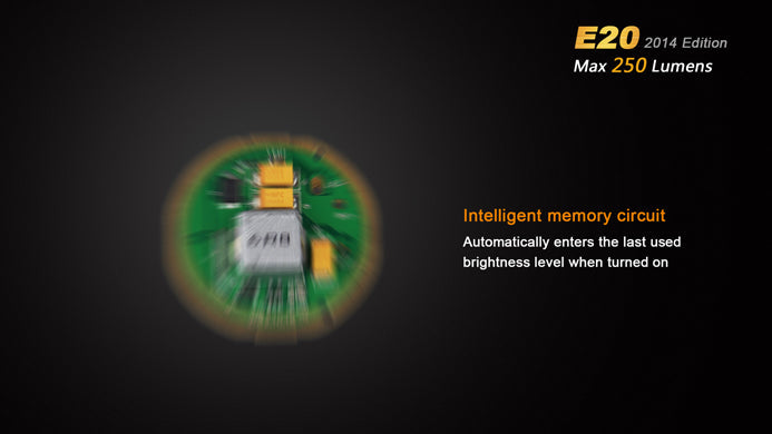 Fenix E20 (2014 Edition) 2 X AA CREE XP-E2 250 Lumen LED Flashlight