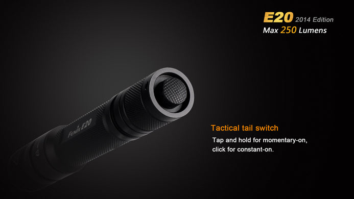 Fenix E20 (2014 Edition) 2 X AA CREE XP-E2 250 Lumen LED Flashlight