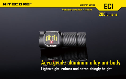 Nitecore EC1 Explorer Series 1 x CR123 280 Lumen LED Flashlight