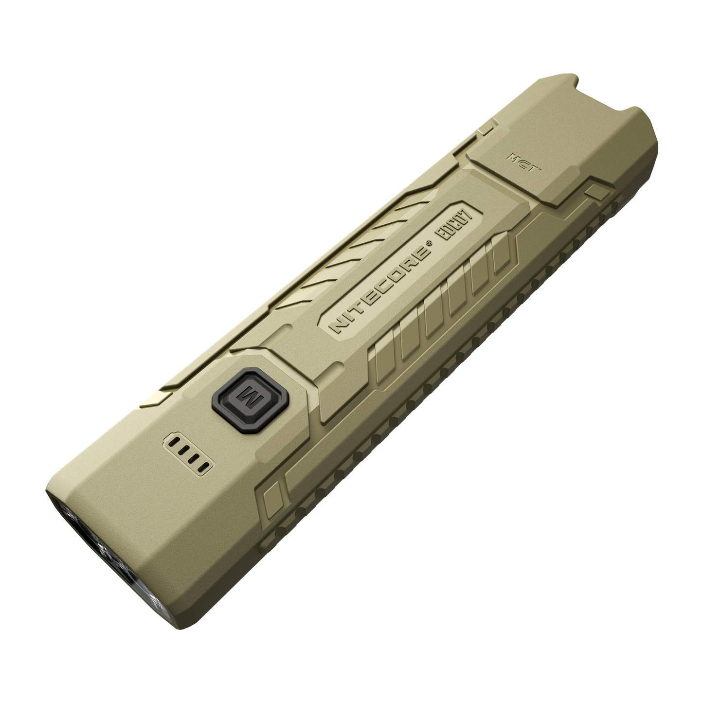 Nitecore EDC07 desert tan USB-C rechargeable flat EDC flashlight