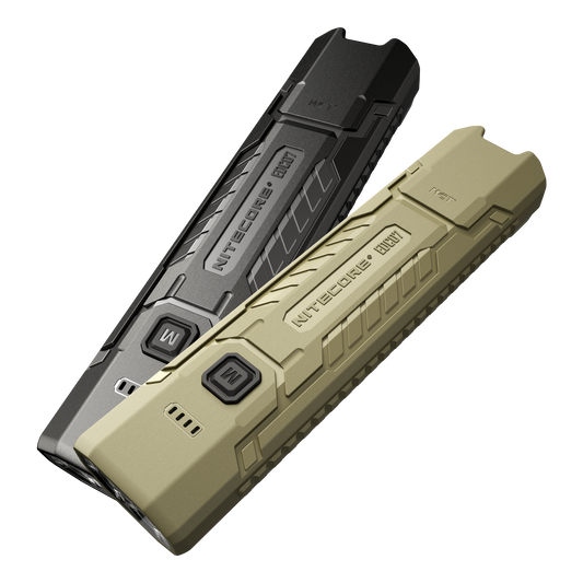 Nitecore EDC07 1500 lumen flat EDC flashlight front view
