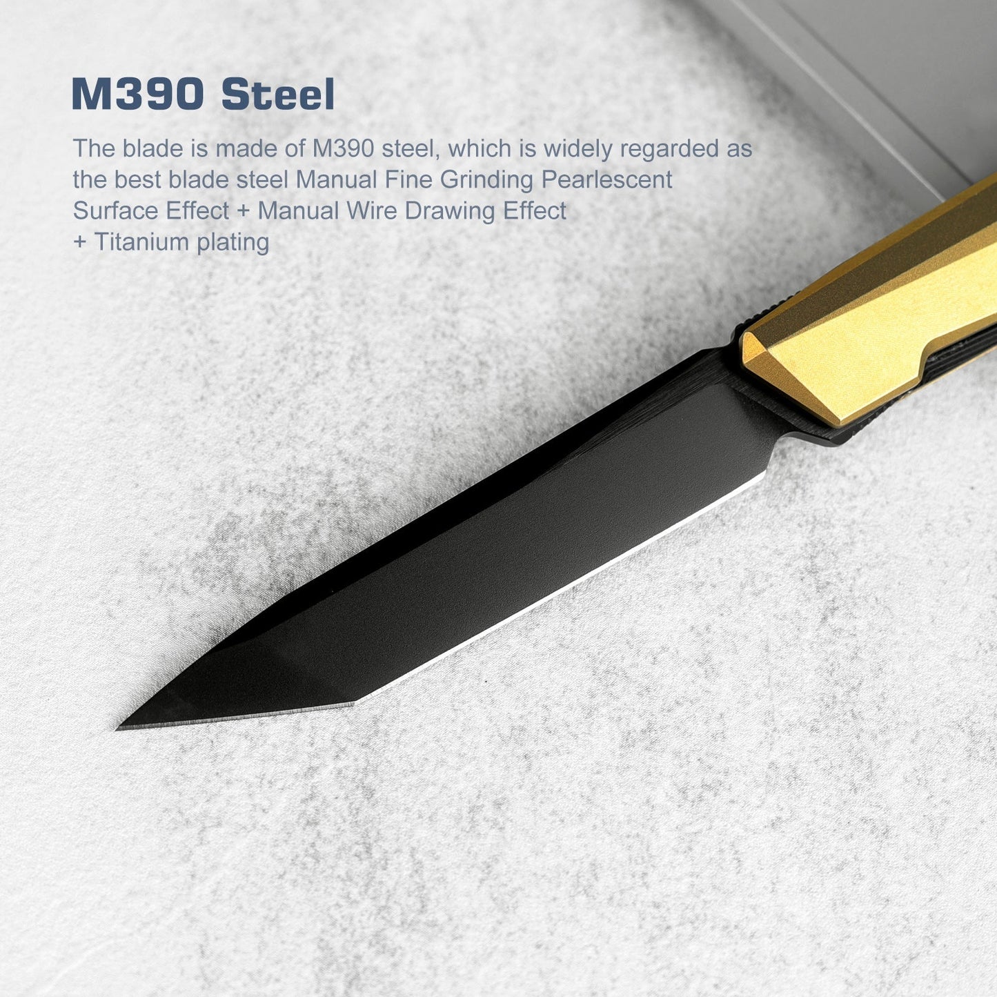Remette RT-ELIGO EGA3 anodized titanium handle detail – Ostap Hel design