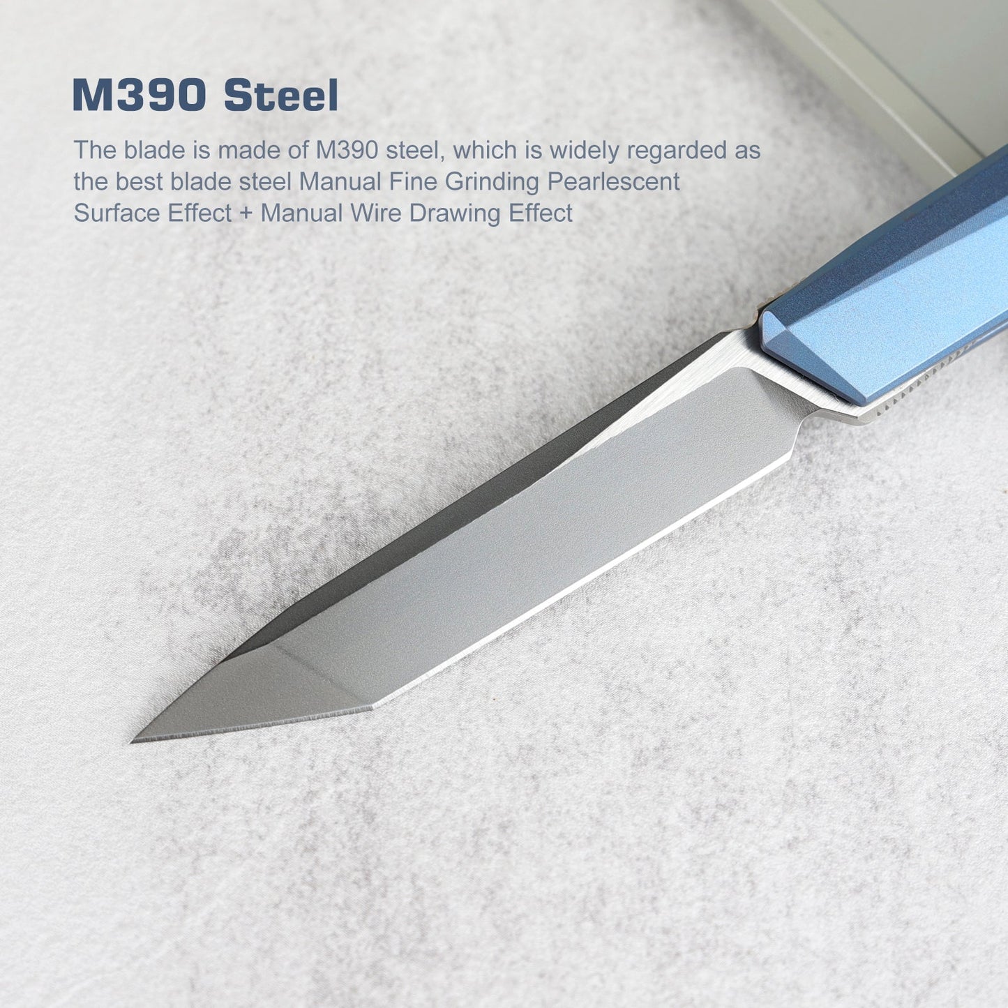 Remette RT-ELIGO EGB4 anodized titanium handle detail – Ostap Hel design
