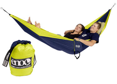 ENO Double Nest Hammock - Navy/Yellow