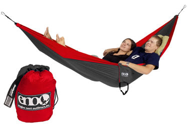ENO Double Nest Hammock - Red/Charcoal