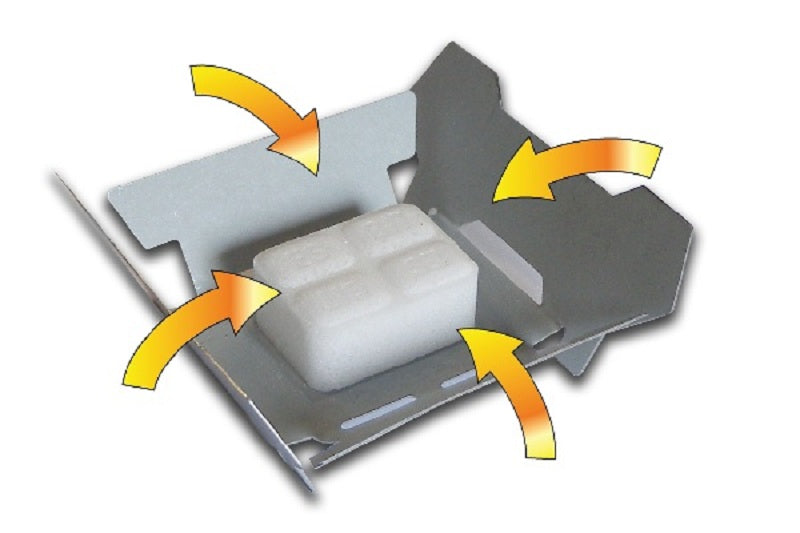 Esbit Emergency Stove + Esbit Solid Fuel Tablets (3 Pack)