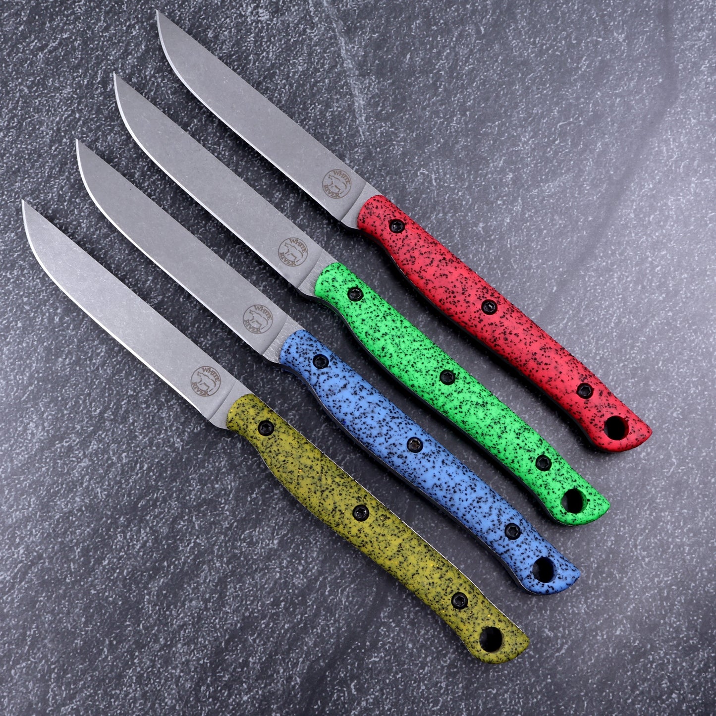 White River Knife & Tool Exodus 3 – 3.15" CPM S35VN Fixed Blade Knife Custom Fluorescent Green GripX