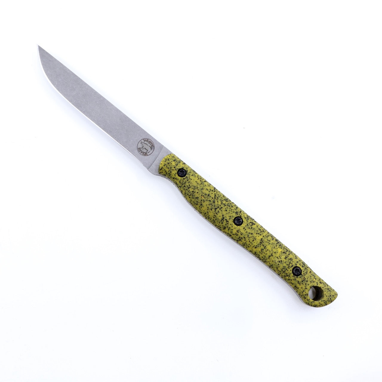 White River Knife & Tool Exodus 3 – 3.15" CPM S35VN Fixed Blade Knife Custom Yellow GripX