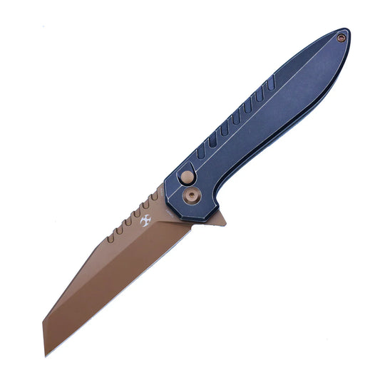 Kansept Kosame3.37"  Rose Gold Coated 154CM Blackwash Titanium with Black G10 T1093F7