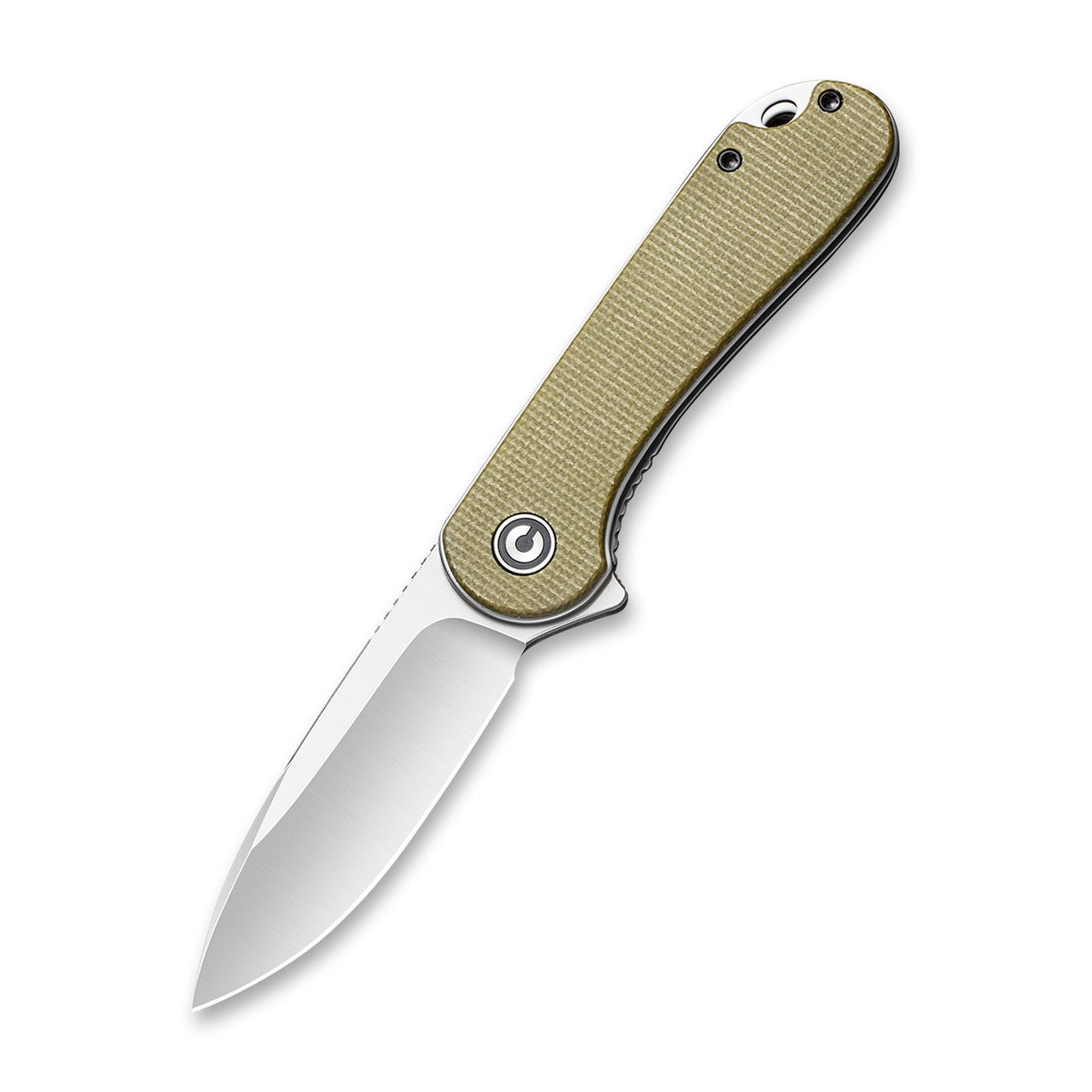 Civivi C907S Elementum Folding Knife Olive Micarta Handle 2.96in D2 Steel Blade