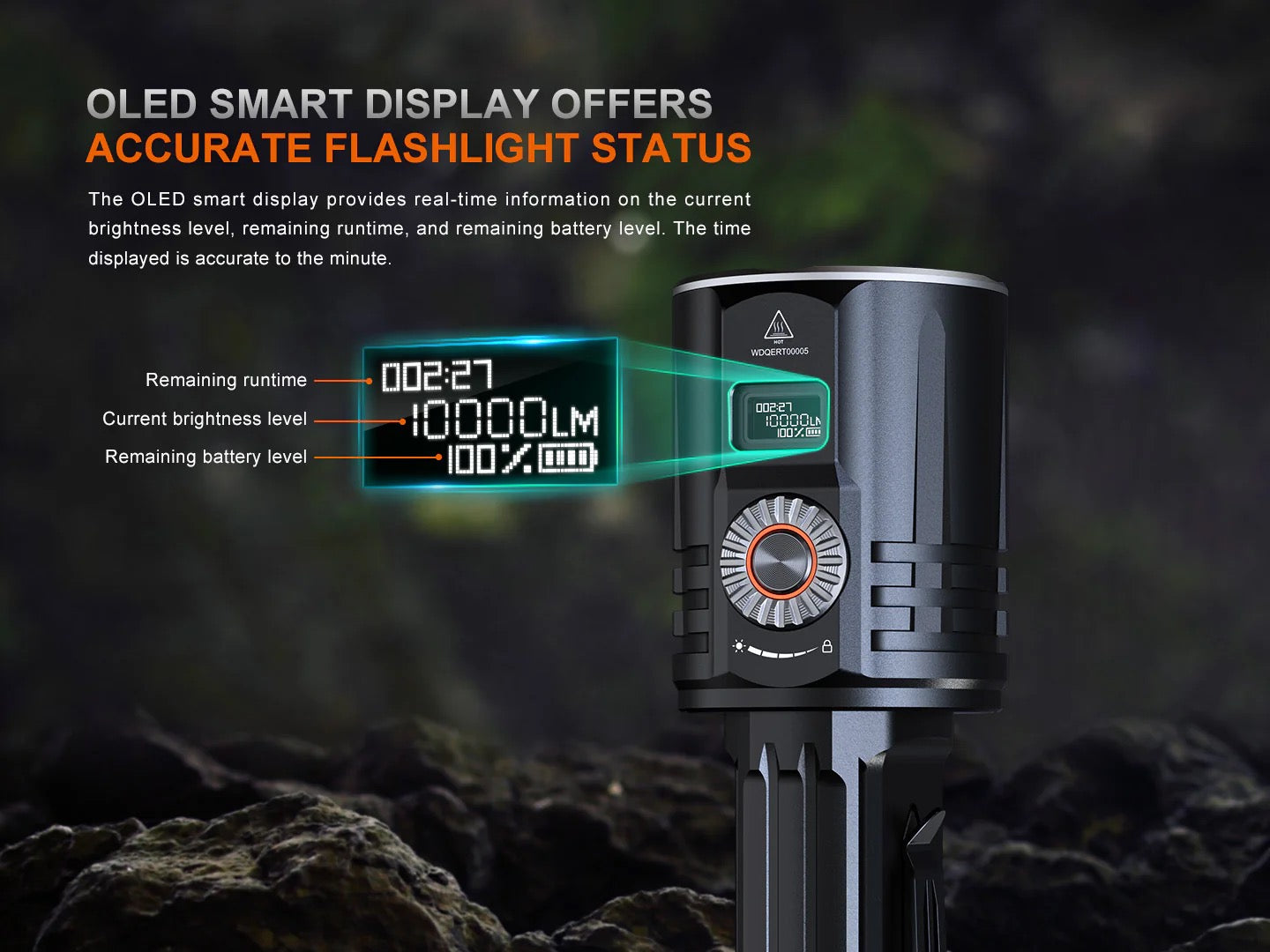 Fenix LR36R – 10,000 Lumen USB-C Rechargeable Search & Rescue Flashlight