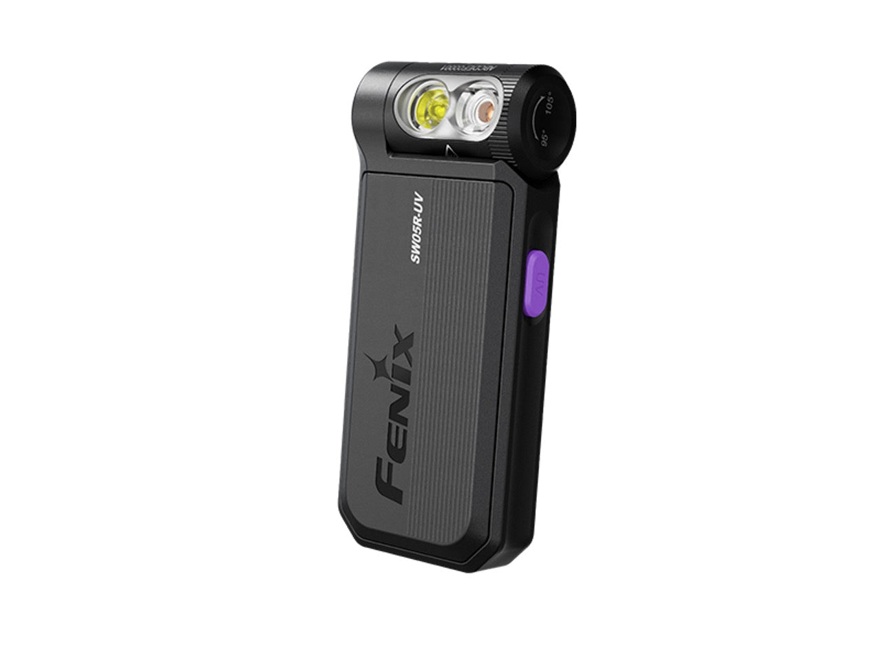 Fenix SW05R-UV USB-C Rechargeable Multipurpose Clip On LED Flashlight w/ UV Light Fenix - Black / Green