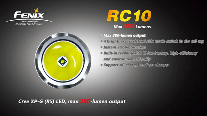 Fenix RC10 CREE XP-G R5 LED Rechargeable Flashlight