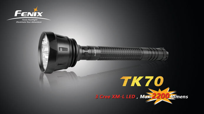 Fenix TK70 2200 Lumen CREE Triple XM-L LED Flashlight